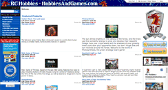 Desktop Screenshot of hobbiesandgames.com
